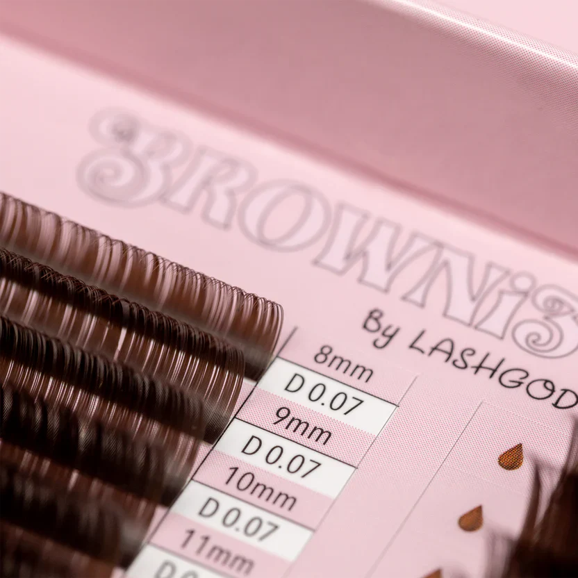 Brownie Glaze Lash Tray (Dark Chocolate Brown)
